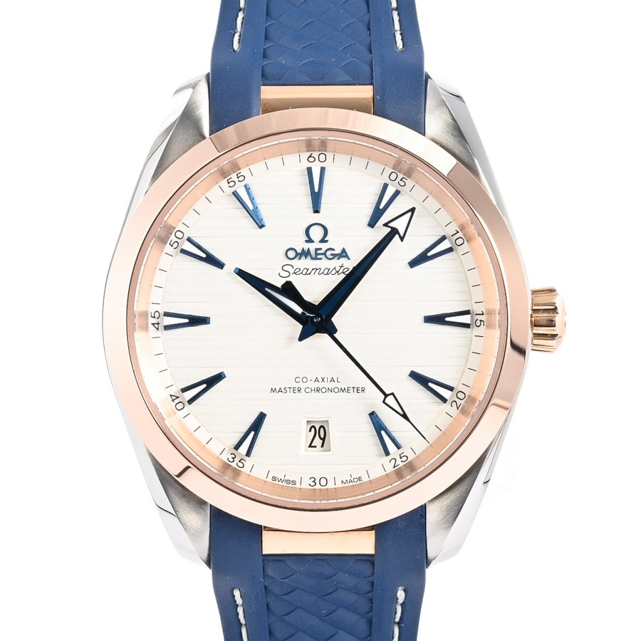 【中古A品】  オメガ シーマスター アクアテア 150M マスター クロノメーター  220.22.38.20.02.001 ステンレス/ピンクゴールド 横浜関内店