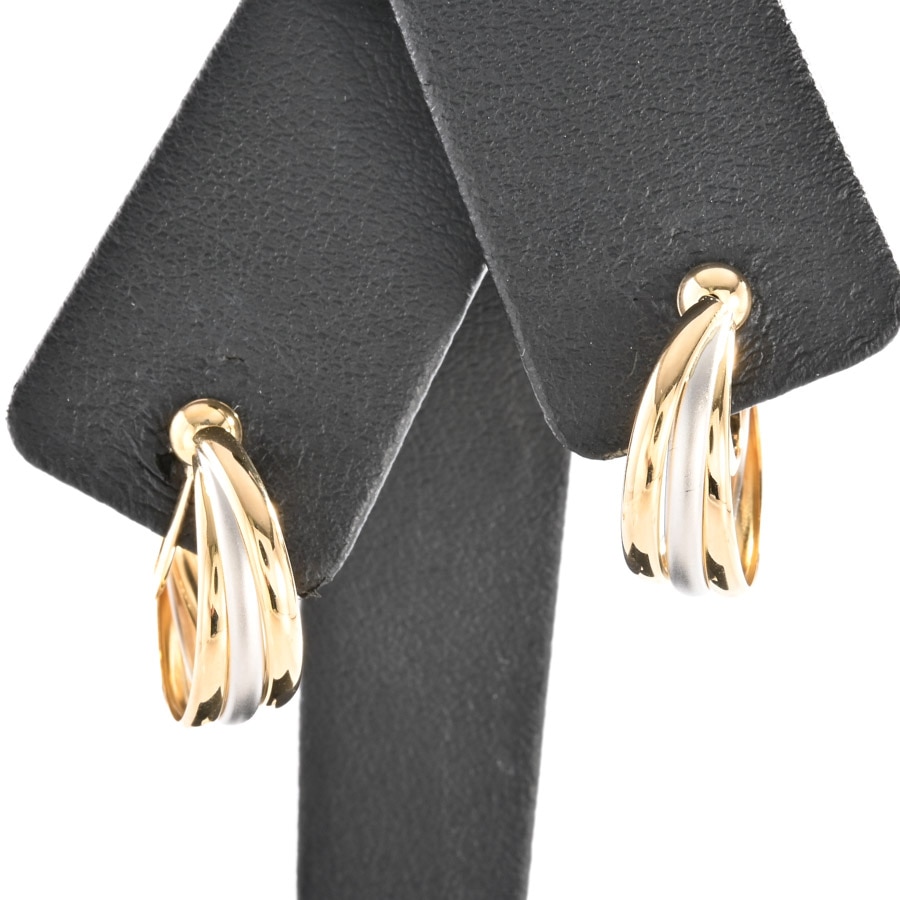 【中古A品】  ノンブランドジュエリー イヤリング   K18イエローゴールド/プラチナ900(K18YG/Pt900) 元町本店