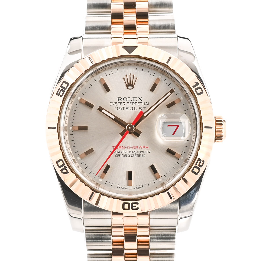 【中古A品】  ロレックス ターノグラフ  116261 ステンレス/ピンクゴールド 銀座