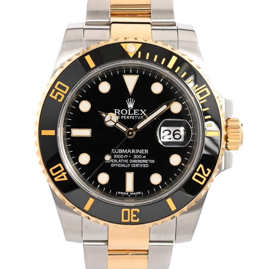 【中古A品】  ロレックス サブマリーナー  116613LN ステンレス/イエローゴールド 銀座