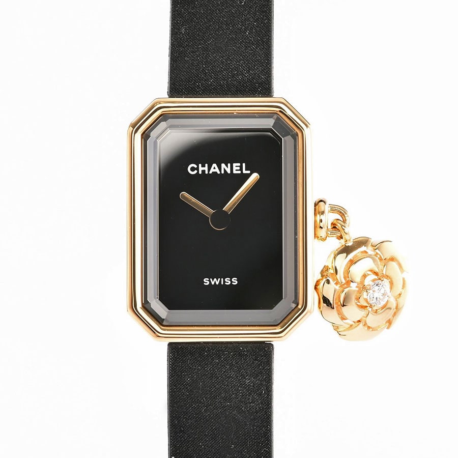 【中古A品】  シャネル プルミエール カメリア コレクション  H6361 イエローゴルド/チタン 元町本店