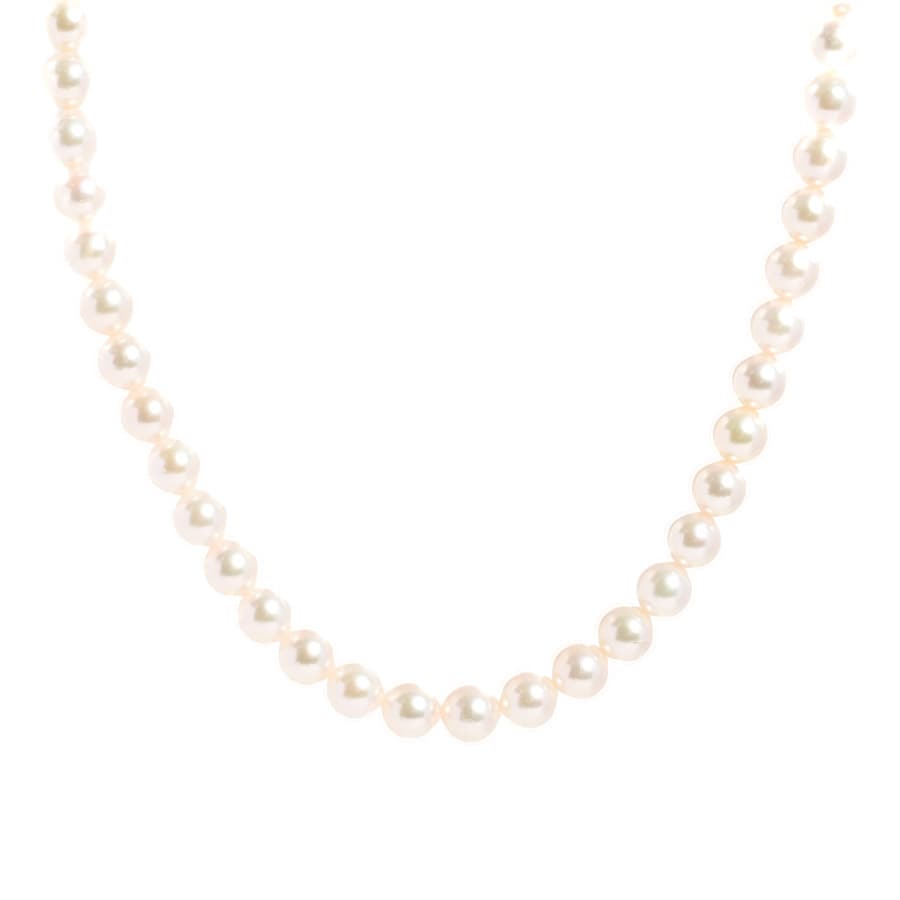 【中古A品】  ミキモト パール ネックレス   シルバー THE YOKOHAMA FRONT