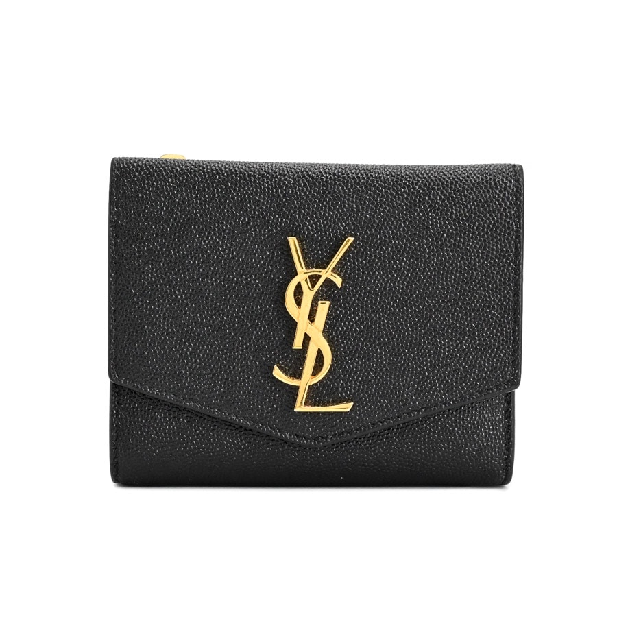 【中古A品】  サンローラン アップタウンコンパクトウォレット  582296 カタオシレザー 横浜関内店