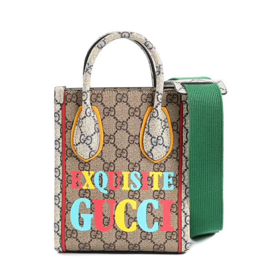 【中古A品】  グッチ EXQUISITEミニトートバッグ  699406 GGスプリーム 新宿歌舞伎町店