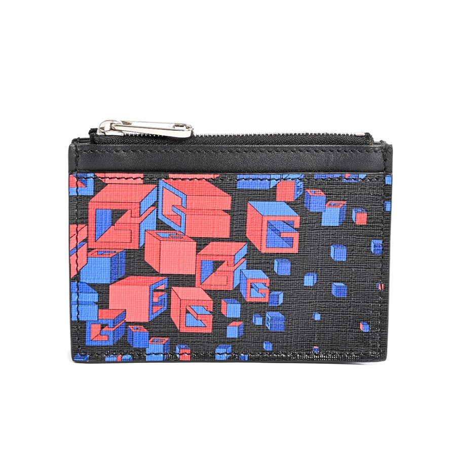【未使用品】  グッチ スクエアGスペースカードケース  628471 カタオシレザー THE YOKOHAMA FRONT
