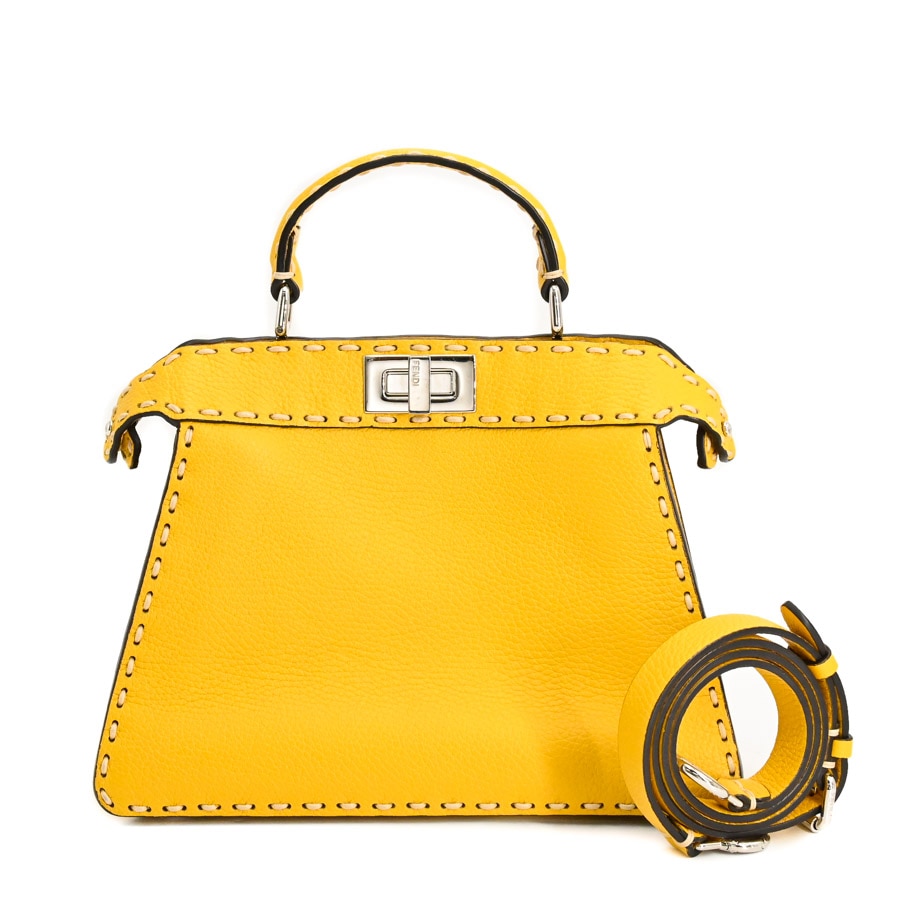 【中古AB品】  フェンディ ピーカブーアイシーユースモール セレリア 8BN327 型押しレザー 横浜関内店