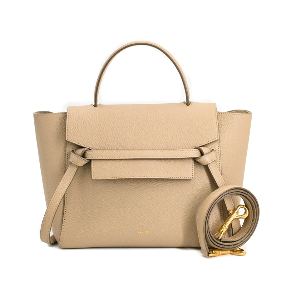 【中古AB品】  セリーヌ ベルトバッグマイクロ  189153 型押しレザー 新宿歌舞伎町店