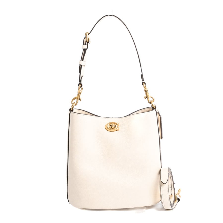 【未使用品】  コーチ ウィロウソフトバケットバッグ19  CW625 型押しレザー 元町本店