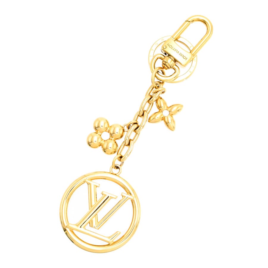 【中古A品】  ルイヴィトン ポルトクレチェーンブルーミング  M01006 ゴールドメッキ 元町本店