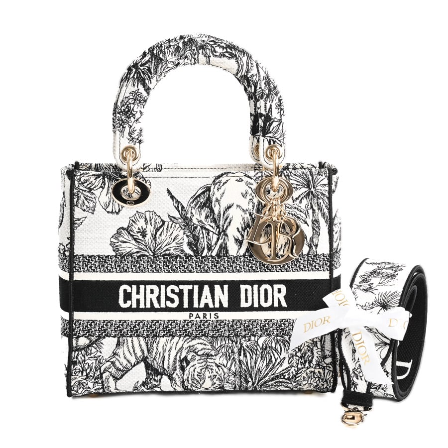 【中古A品】  ディオール レディD-LITEミディアム   ジャガード 新宿歌舞伎町店