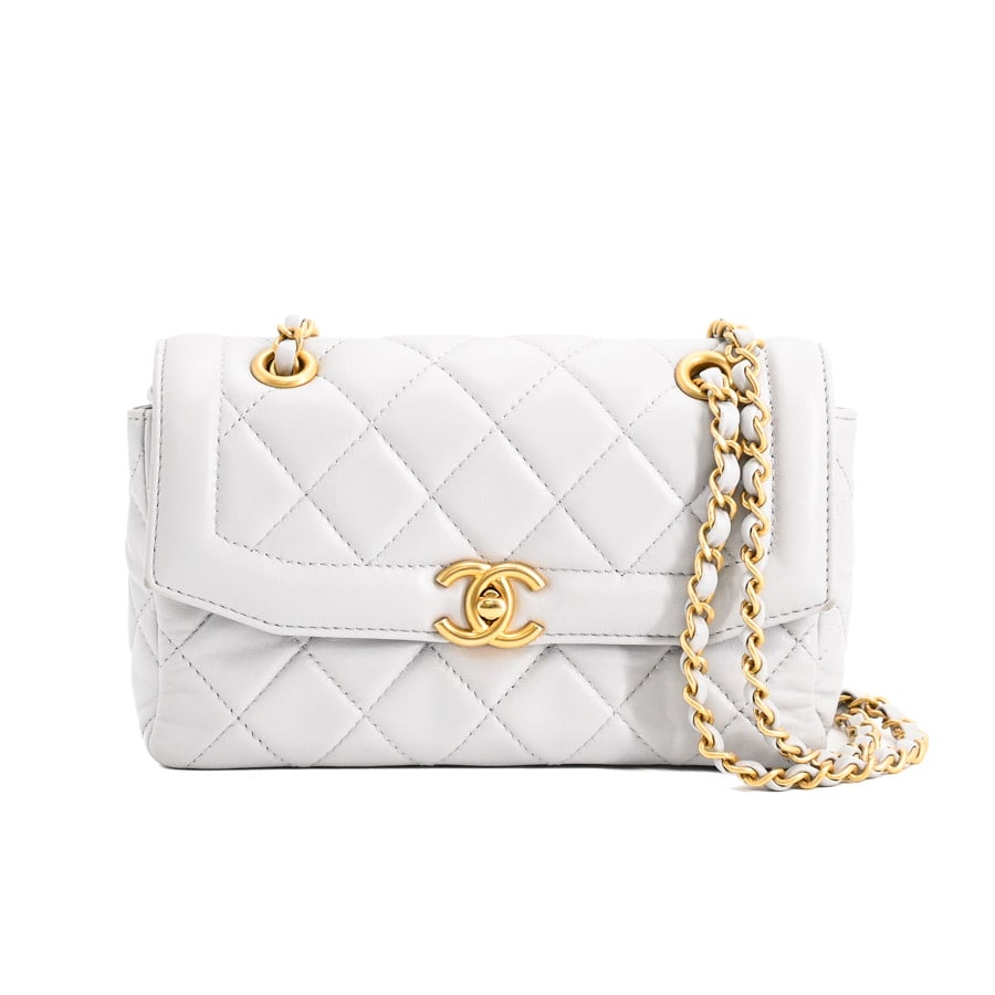 【中古A品】  シャネル フラップチェーンショルダーバッグ  AS5259 ラムスキン 銀座