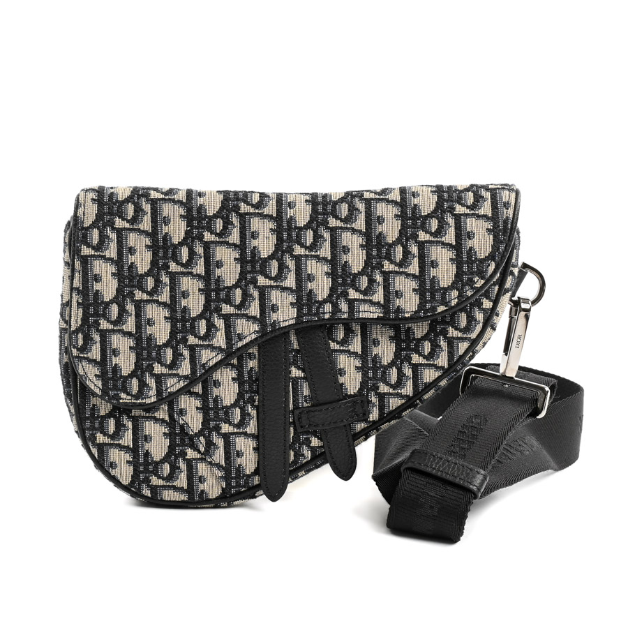 【中古A品】  ディオール サドルバッグ   ジャガード 元町本店