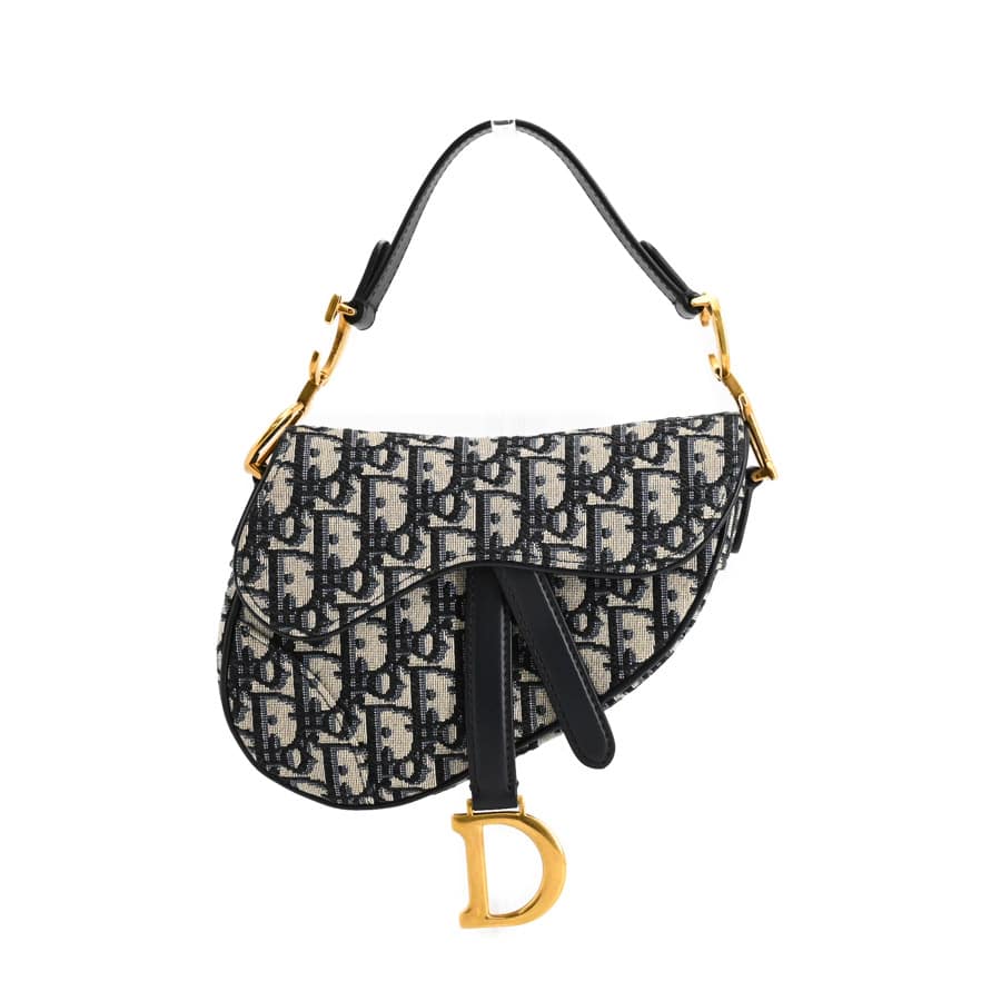 【中古A品】  ディオール サドルバッグミニ  M0456CTZQ_M928 ジャガード THE YOKOHAMA FRONT