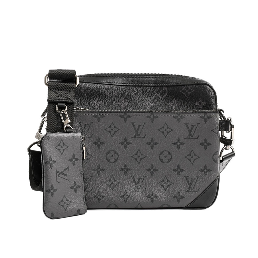 【中古A品】  ルイヴィトン トリオメッセンジャー モノグラムエクリプス M69443  THE YOKOHAMA FRONT