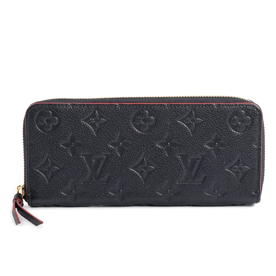 【中古A品】  ルイヴィトン ポルトフォイユクレマンス モノグラムアンプラント M69415  銀座