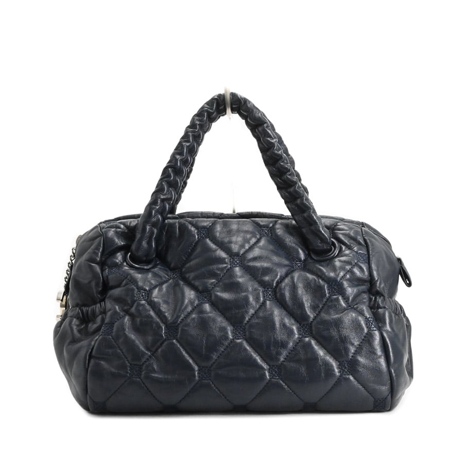 【中古AB品】  シャネル チェーンカバーハンドバッグ   ラムスキン 銀座