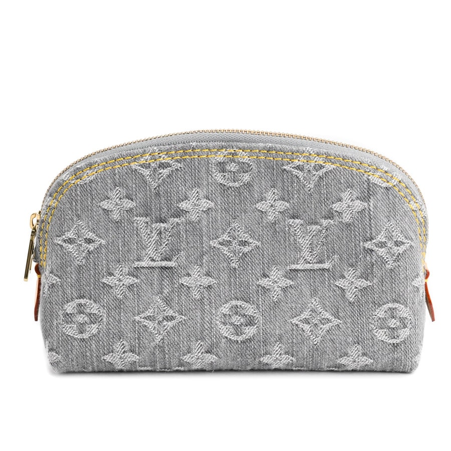 【未使用品】  ルイヴィトン ポシェットコスメティックPM モノグラムデニム M13751  銀座