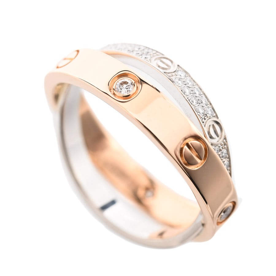 【中古A品】  カルティエ ビーラブ   K18WP 銀座