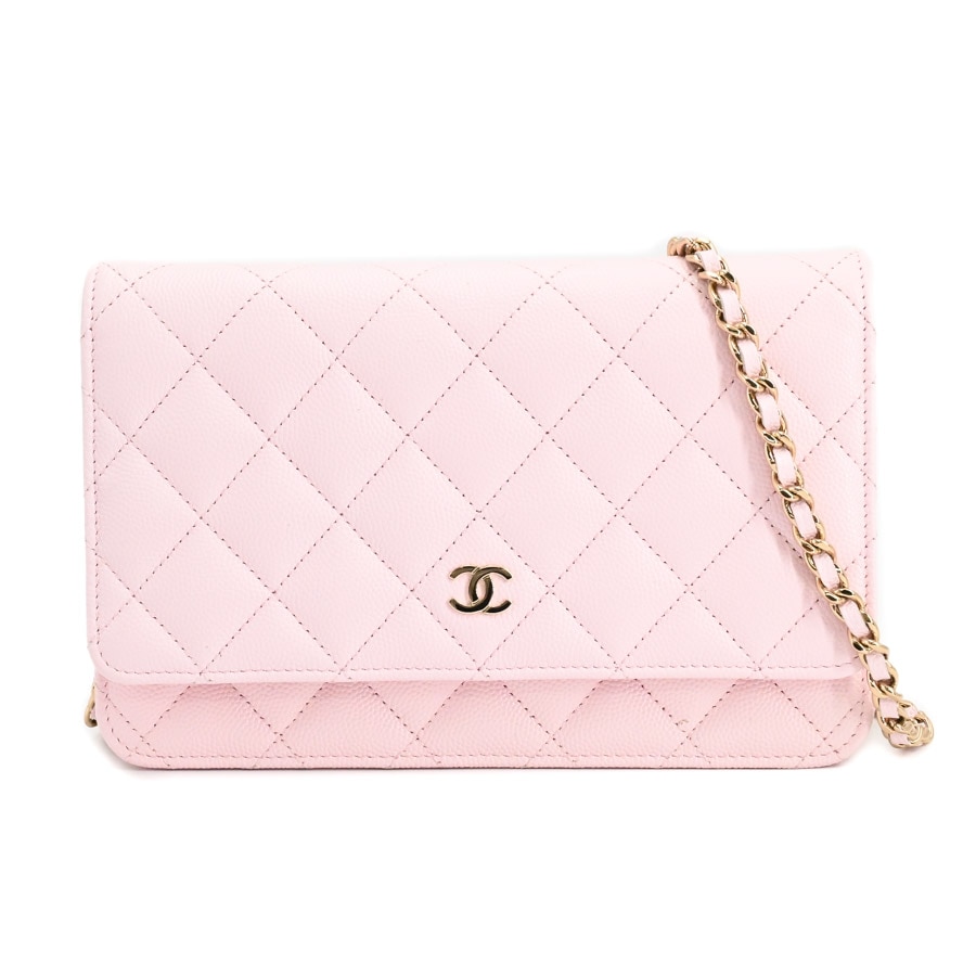 【中古SA品】  シャネル チェーンウォレット  AP0250 キャビア 新宿歌舞伎町店