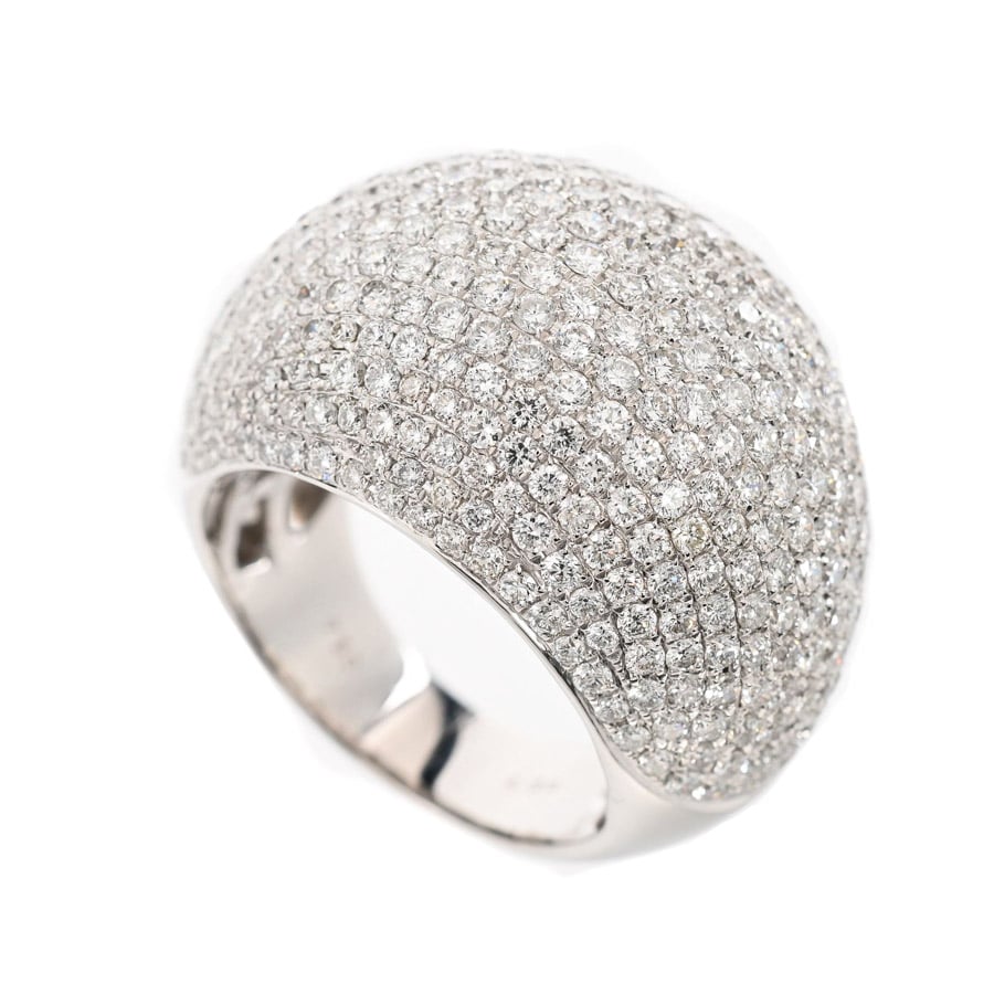 【中古A品】  ノンブランドジュエリー ダイヤ リング   K18ホワイトゴールド 横浜関内店