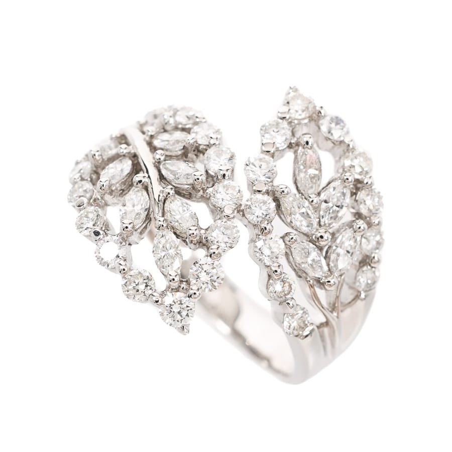 【中古A品】  ノンブランドジュエリー ダイヤ リング   K18ホワイトゴールド 横浜関内店