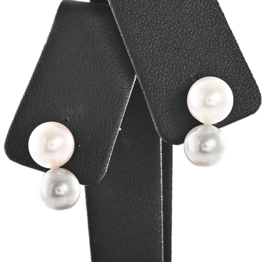 【中古A品】  ノンブランドジュエリー パール ピアス   K18YG 横浜関内店