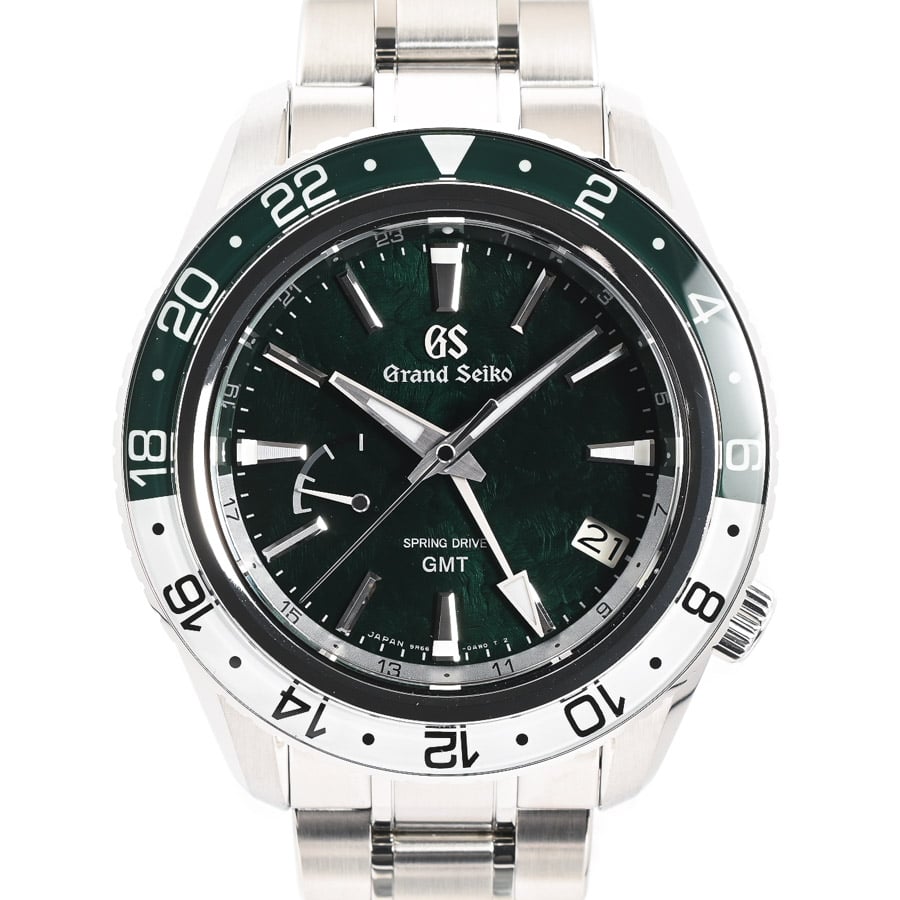 【中古A品】  グランドセイコー スポーツコレクション スプリングドライブ GMT  SBGE295 ステンレス 銀座