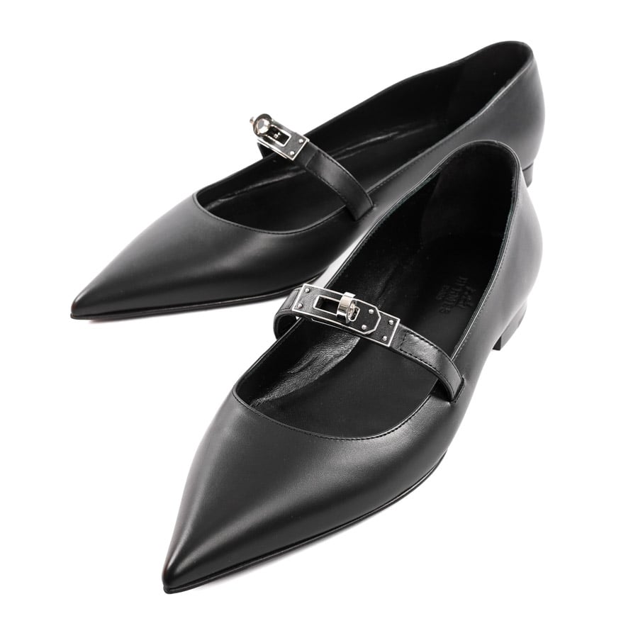 【未使用品】  エルメス ケリーバレエシューズ   カーフ 元町本店