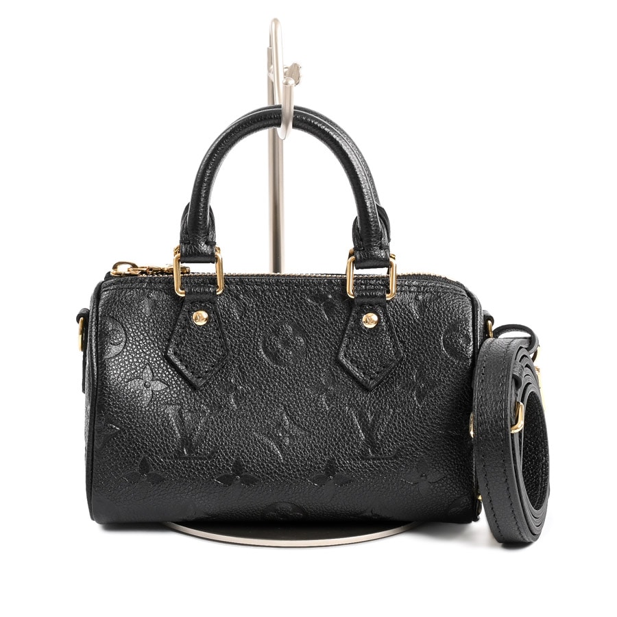 【中古SA品】  ルイヴィトン ナノスピーディ モノグラムアンプラント M82450  元町本店