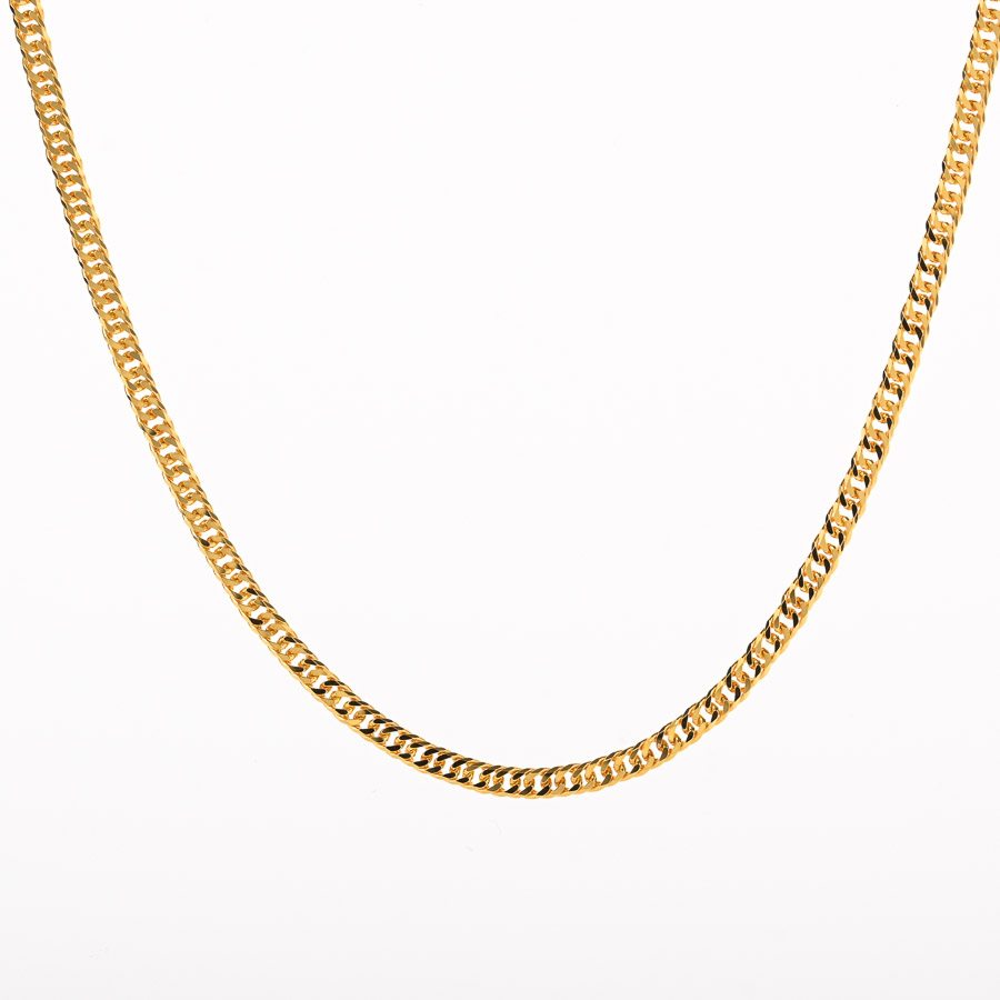 【新品】  ノンブランドジュエリー 喜平ネックレス 6面ダブル 10.3g   K24イエローゴールド 横浜関内店