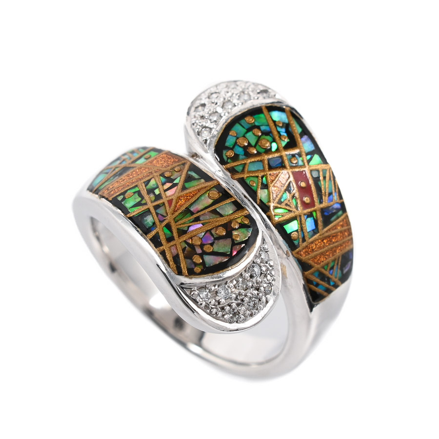 【中古A品】  ノンブランドジュエリー ソノ他 リング   K18ホワイトゴールド 横浜関内店