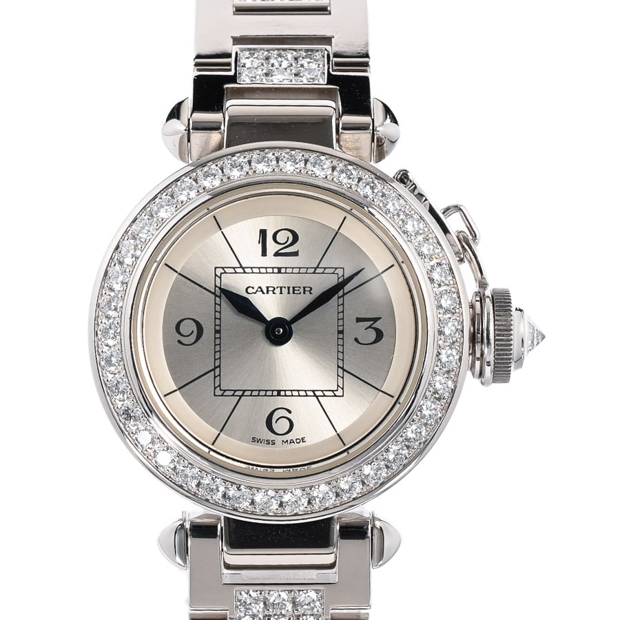 【中古A品】  カルティエ ミスパシャ  WJ124018 ホワイトゴールド 銀座