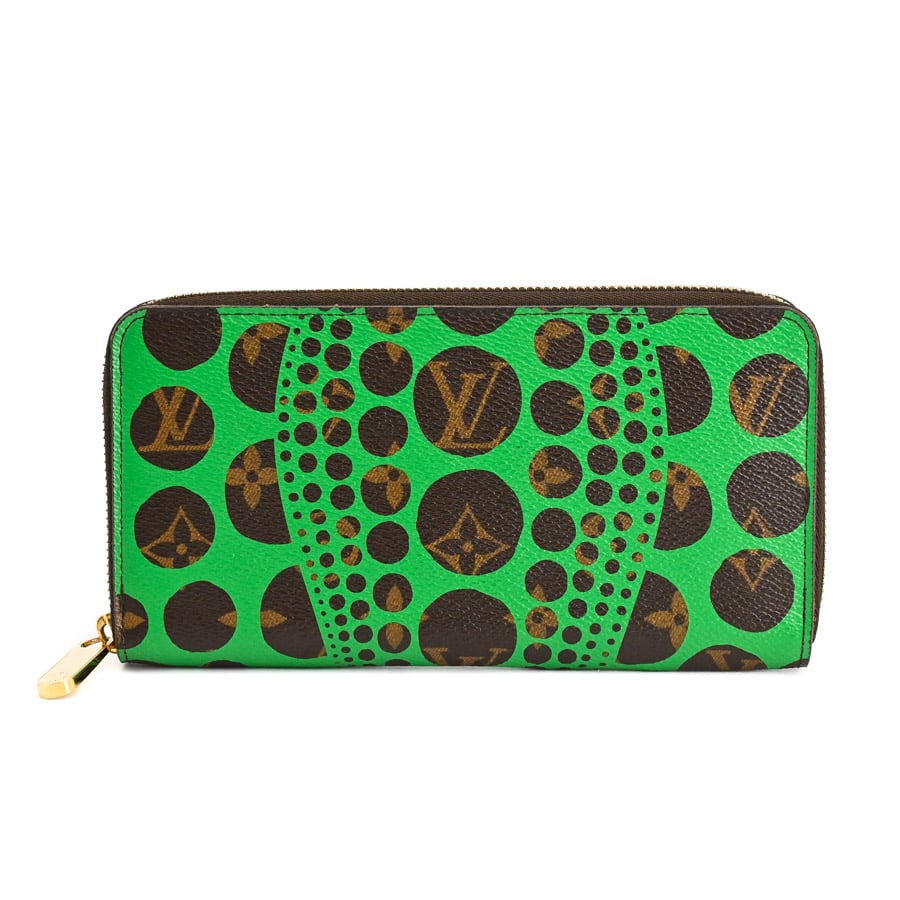 LVxYKジッピーウォレット(約W19xH10cm(実寸) グリーン): ブランド財布