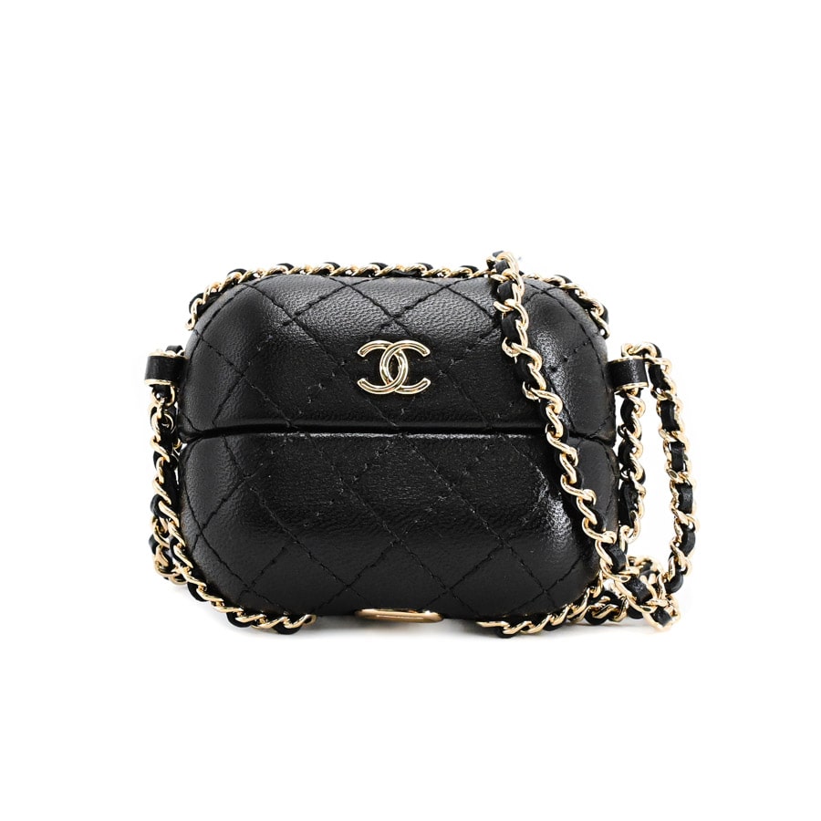 【中古SA品】  シャネル AirPodsケース  AP2207 ラムスキン 新宿歌舞伎町店