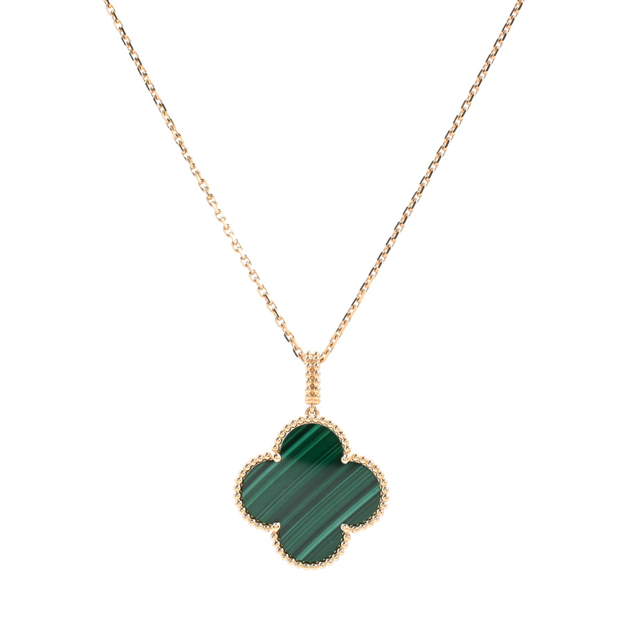 【中古A品】  ヴァンクリーフアーペル マジックアルハンブラロング  VCARO3MG00 K18イエローゴールド 元町本店