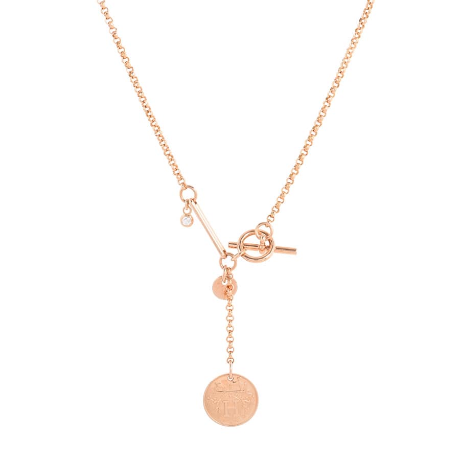 【中古A品】  エルメス エクスリブリス PM  H120344B K18ピンクゴールド THE YOKOHAMA FRONT