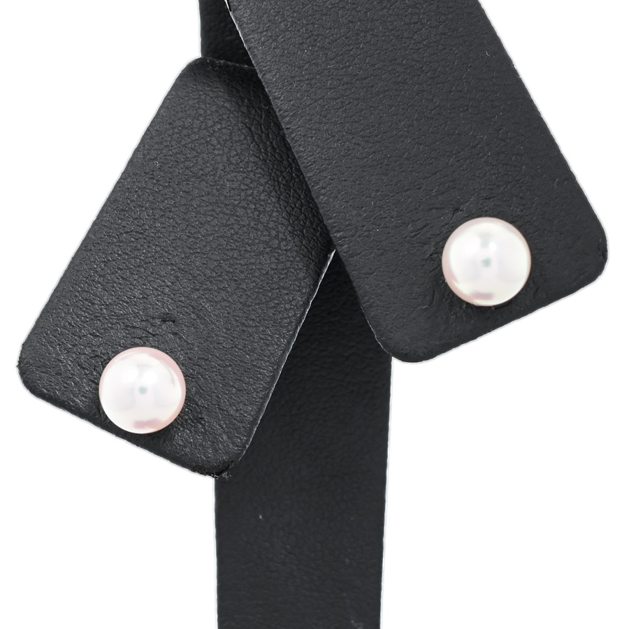 【中古A品】  ミキモト パール ピアス   K18ホワイトゴールド 横浜関内店