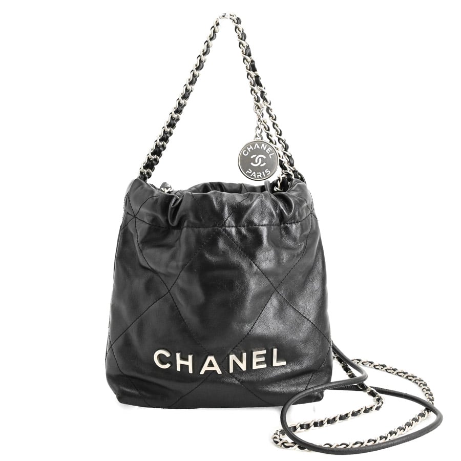 【中古A品】  シャネル CHANEL22ミニハンドバッグ CHANEL22 AS3980 カーフ 横浜関内店