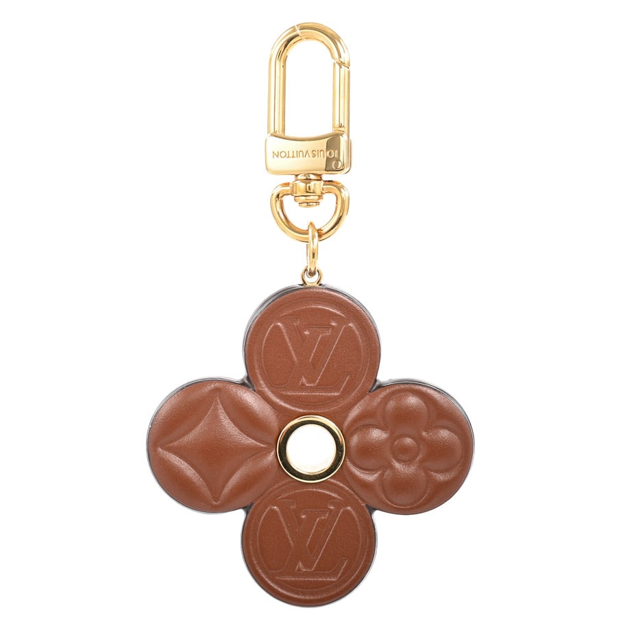【中古A品】  ルイヴィトン バッグチャームチョコレートフラワー モノグラム M02197  銀座