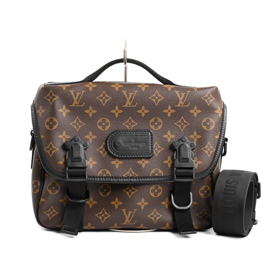 【中古A品】  ルイヴィトン LVトレイルメッセンジャー モノグラムマカサー M46972  横浜関内店