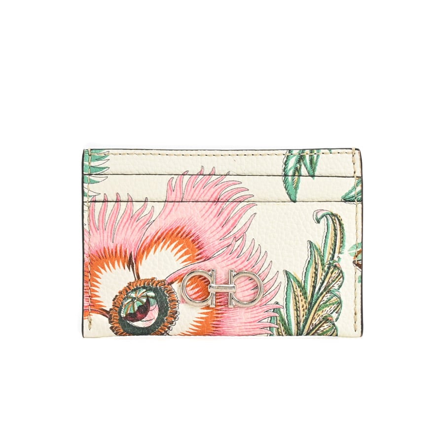 【中古A品】  フェラガモ カードケース  JL-22-0007 カタオシレザー 元町本店