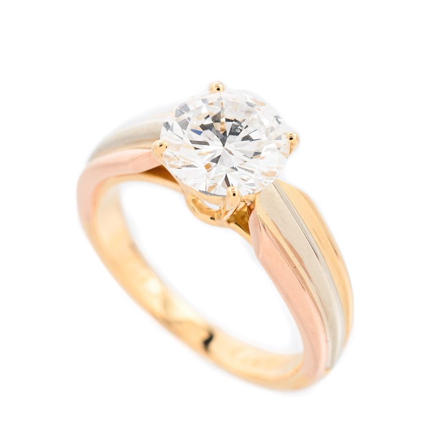 【中古A品】  カルティエ トリニティ ソリテール   K18YWP 横浜関内店