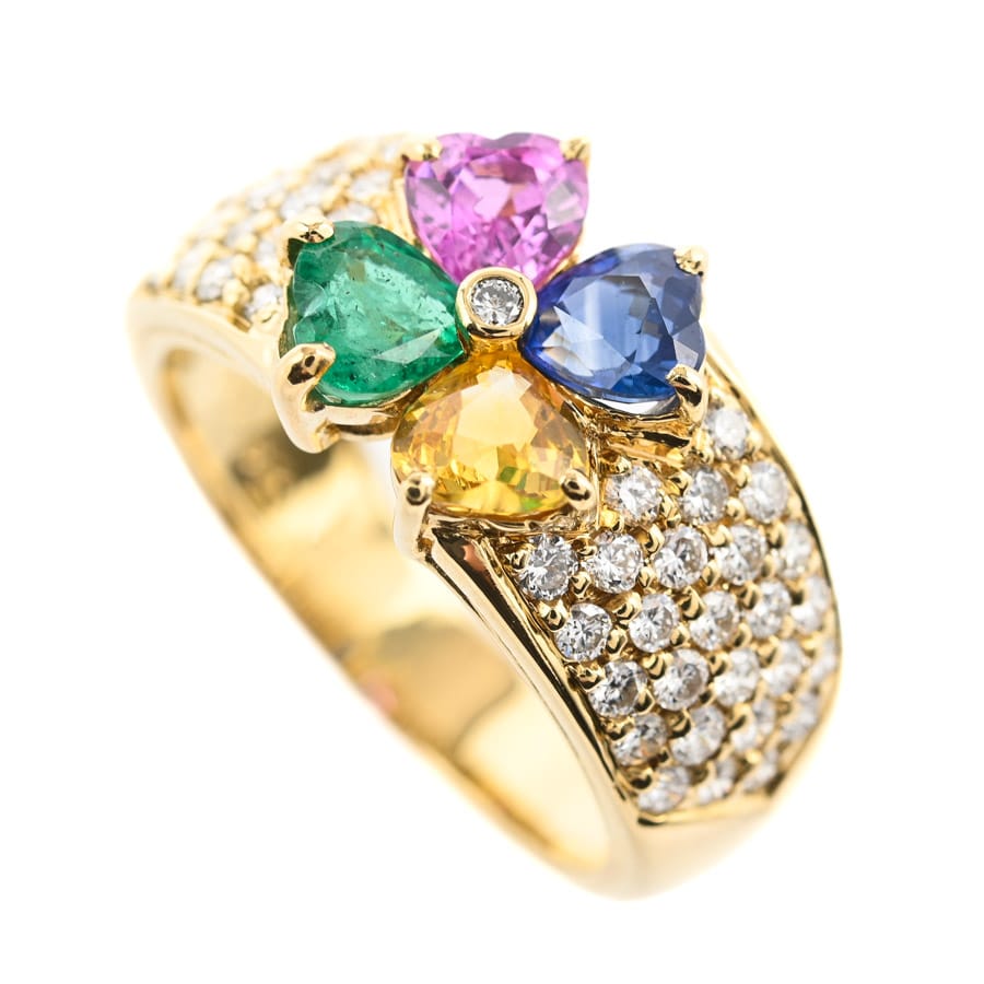 【中古A品】  ヴァンクリーフアーペル アントワネット   K18イエローゴールド 銀座