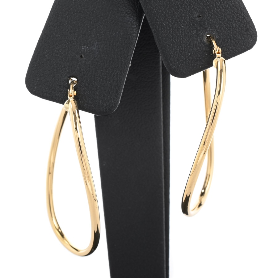 【中古A品】  ウノアエレ ピアス   K18イエローゴールド 銀座