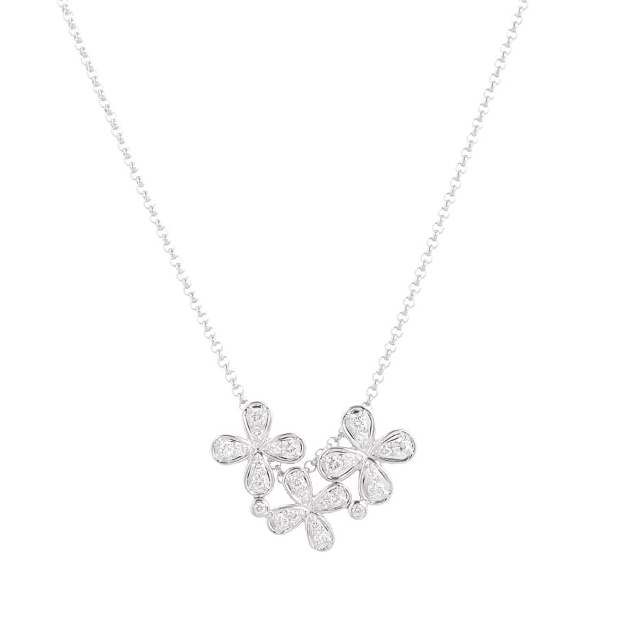 【中古A品】  タサキ ダイヤ ネックレス   K18ホワイトゴールド 元町本店