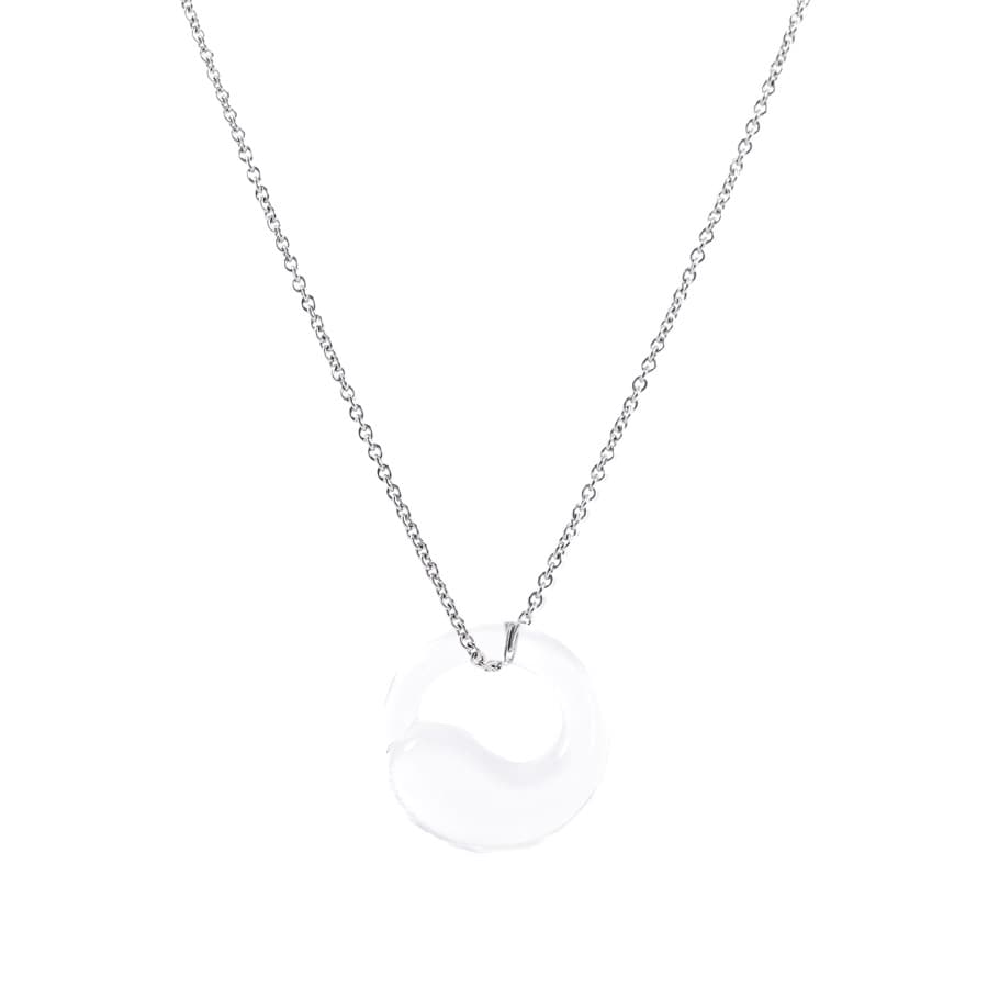 【中古A品】  ティファニー エターナルサークル ロッククリスタル   Pt950 横浜関内店