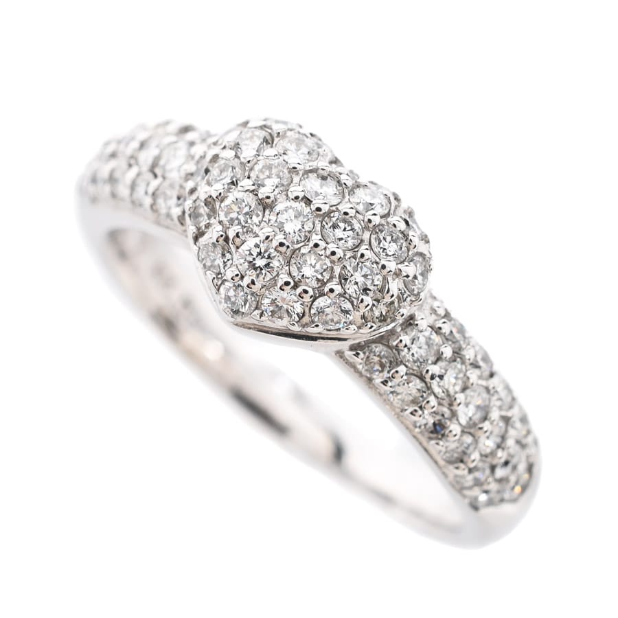 【中古A品】  ポンテヴェキオ ダイヤ リング   K18ホワイトゴールド 横浜関内店