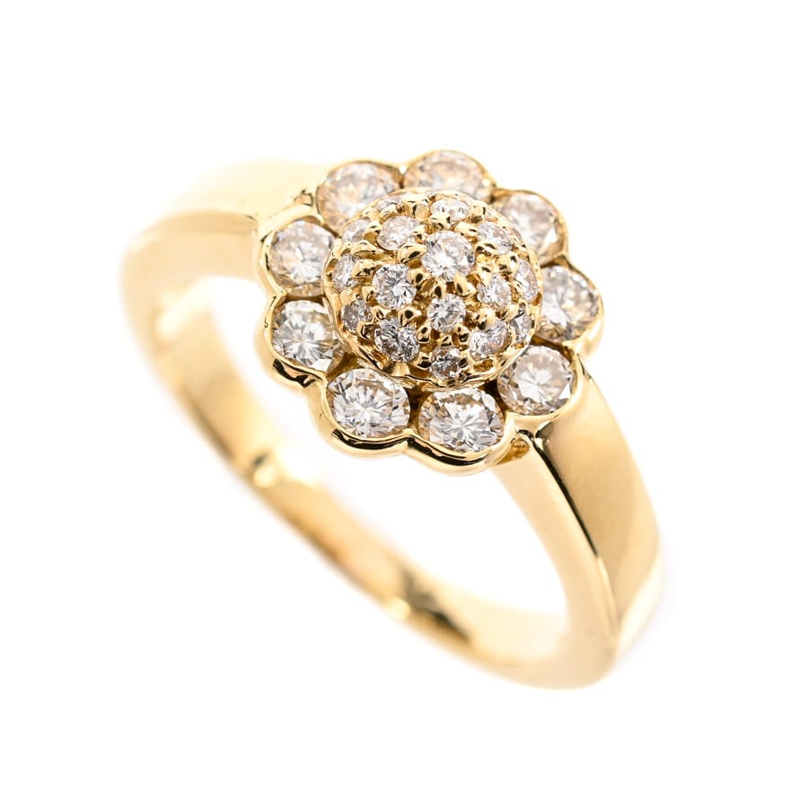 【中古B品】  ポンテヴェキオ ダイヤ リング   K18イエローゴールド 元町本店