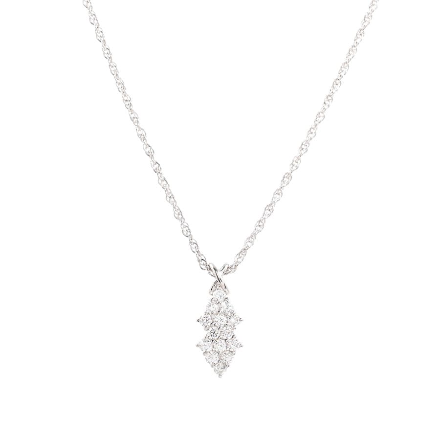 【中古A品】  星の砂 ダイヤ ネックレス   プラチナ900/850(Pt900/850) 横浜関内店