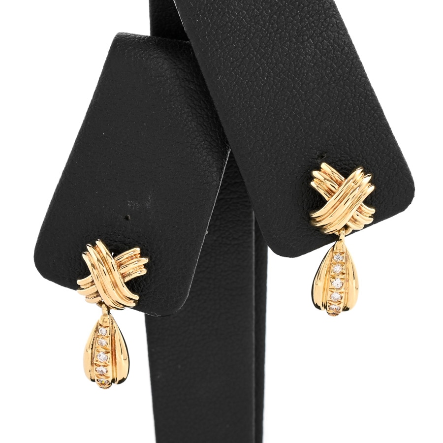 【中古A品】  ティファニー シグネチャー   K18イエローゴールド 元町本店